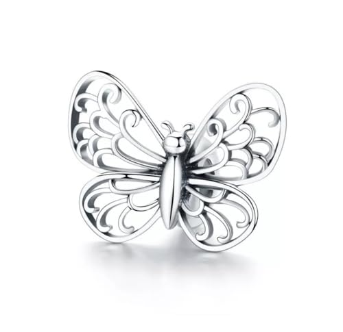 Charm de mariposa de plata 925 para personalizar tu pulsera de recuerdos diarios