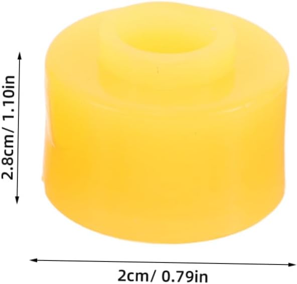 LIFKOME 10pcs Replacement Shock Absorber Rubber Bushings 1.1x0.79' Anti-vibration Soundproofing Cushion Sleeves for Car and Truck Suspension Repair