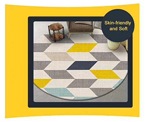 Hardwood/Tile Floor Mat,Non-Curve Desk Round Chair Mat,Office Rolling Chairmat Protector,Under Circular Mat For Carpet,Circle Area Rug Home Decoration #TOP2