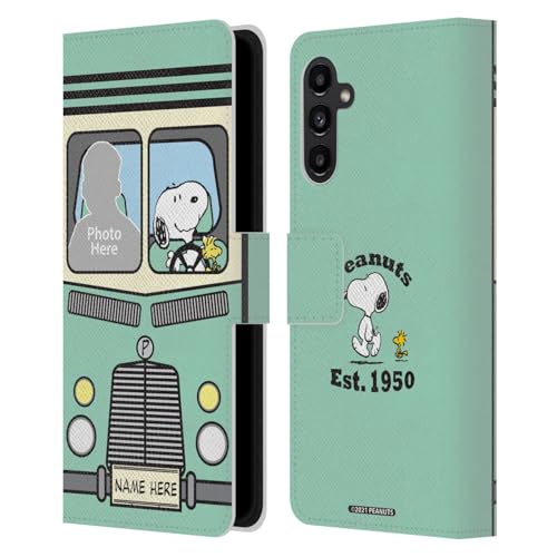 Étui cuir Galaxy A13 5G Peanuts idéal pour organiser vos cartes lors de vos sorties en ville