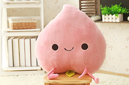 peach fruit cushion