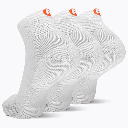 Merrell Men's and Women's Cushioned Cotton Ankle Socks-3 & 6 Pairs-Breathable Mesh Comfort Zones2