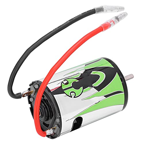 Domary Professional 27T Electric Motor AX24004 RC Accessory Best for SCX10 1/10 RC Crawler Green Metal 540 Motor 27T RC Accessories 14.4v