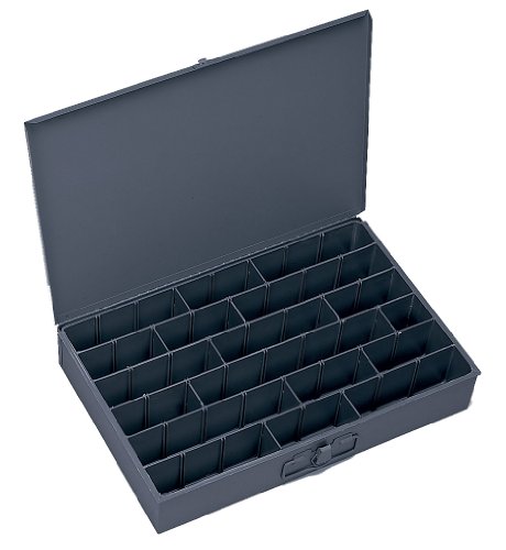 Durham 099-95-IND Gray Cold Rolled Steel Individual Adjustable Compartment Large Horizontal Box, 18