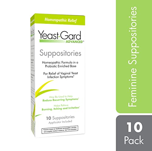 Yeast-Gard 662-12 Yeastgard Advanced Homeopathic Yeast Infection Vaginal Suppositories thumb #1