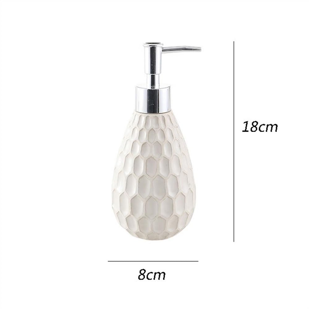 Dispenser per Doccia, per casa e Hotel, flacone di Shampoo, Gel, Dispenser a Pressione in Ceramica fine, lozione 250 ml