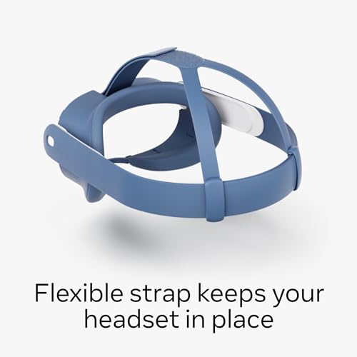 Image of Meta Quest 3 Facial Interface and Head Strap (Elemental Blue)
