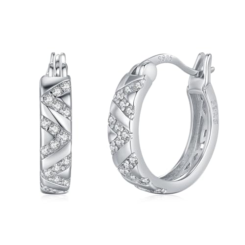 Boucles d'oreilles créoles argent femme huggie hoop le cadeau idéal pour célébrer un moment unique