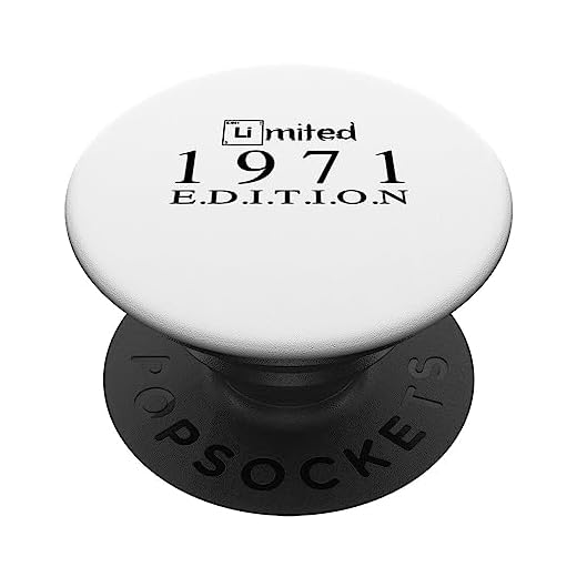 Edición limitada 1971 Cumpleaños 1971 Vintage 1971 PopSockets PopGrip Intercambiable