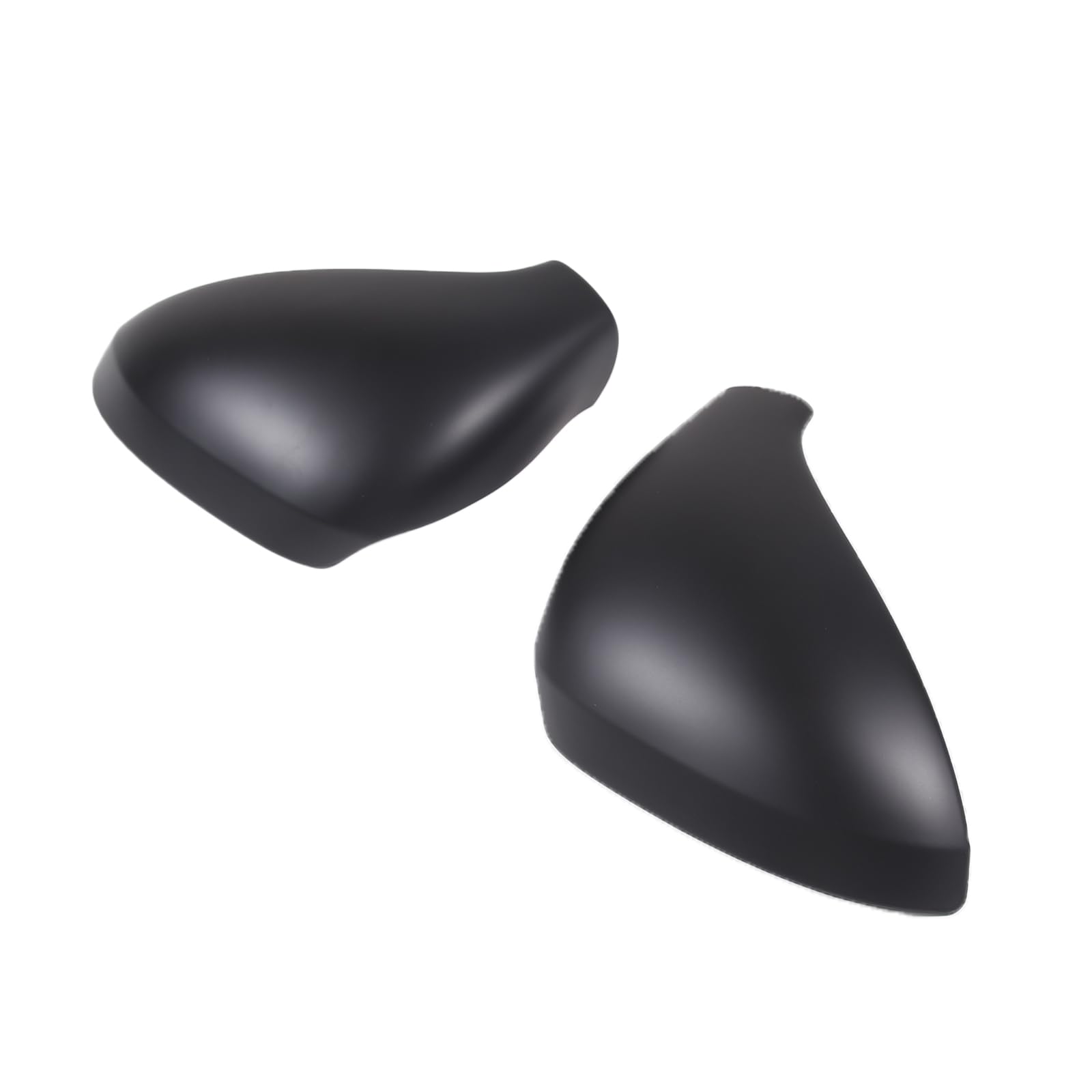 Cubierta de Espejo Retrovisor Lateral de Coche de Plástico ABS, Tapa de Adorno para Peugeot 207 308 2006-2014, Accesorios Exteriores (Negro Mate)