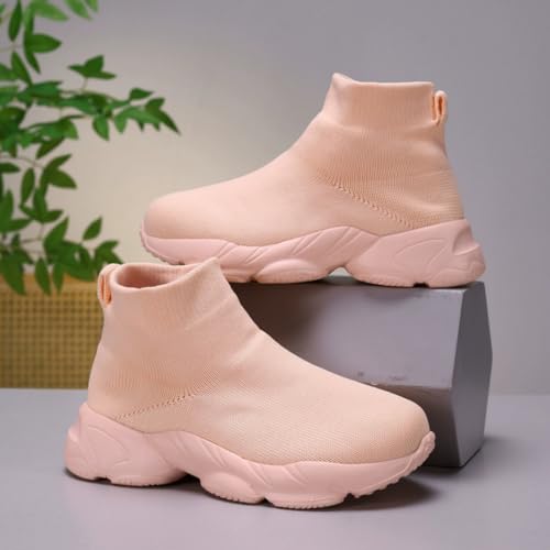 Boys Girls Breathable Athletic Sneakers Lightweight Outdoor Tennis Sock Shoes2