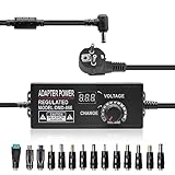 Universal Adapter:Der 120W Mehrspannungs-universell einstellbare Netzadapter eignet sich für die meisten AC/DC-Strombedürfnisse von 3-24V Haushalts-und Büroelektronikprodukten,wie tragbares Bluetooth,drahtloser Empfänger,elektrisches Spielzeug,klassisches Radio,Batterieladegerät,Weihnachtslichtdekoration,Spielkonsole,GPS,DVR,Massagepistole,Netzwerkkamera,Lautsprecher,Lautsprecher,LAN-Telefon,USB-Hub,Laptopkühler,externer Lautsprecher 5V 12V 24V LED Streifen Lichter,etc.