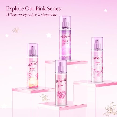 Layer'r Wottagirl Pink Dream & Pink Bloom Body Splash for Women 120ml Pack of 2 - view 6