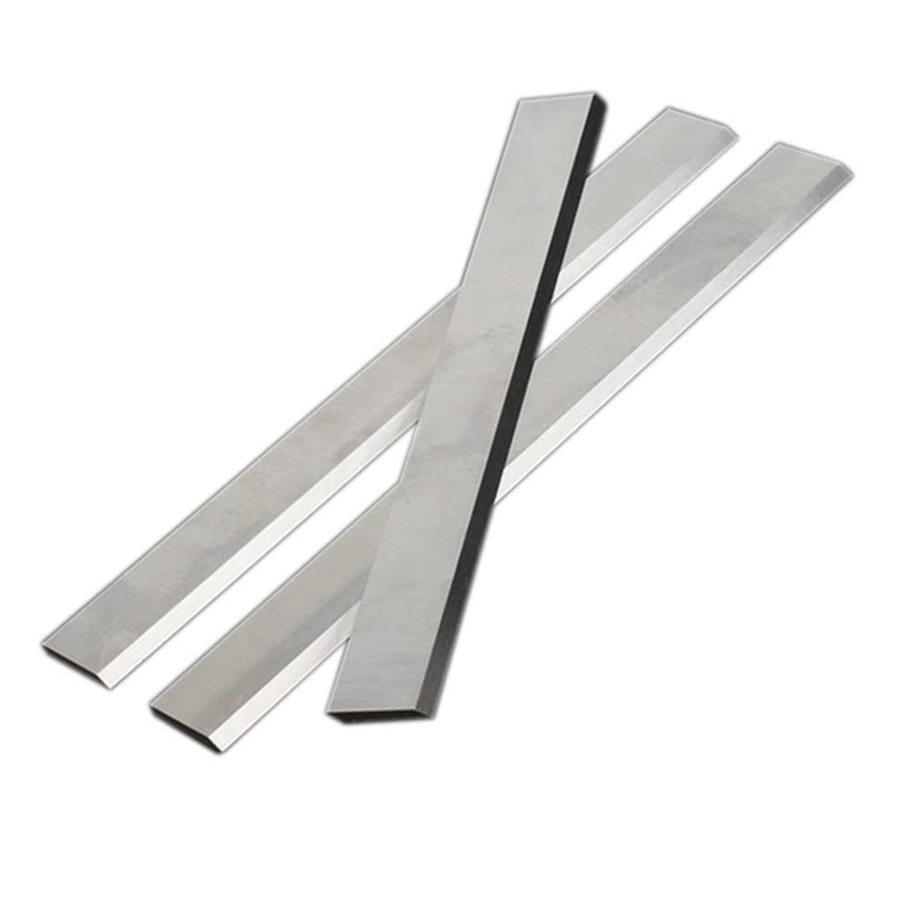 155x17x3mm Cuchillas de ensamblaje de repuesto para C6 06 Cuchilla de cepillado de madera para carpintería Juego de 3, como se muestra