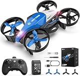 Holy Stone HS210F Mini Drone for Kids, 2-In-1 Mini RC Drone with Altitude Hold, 3D Flip and 3 Speed Modes Quadcopter for Beginners, Propellers Full Protect Easy to Fly Toy Gift for Boys and Girls