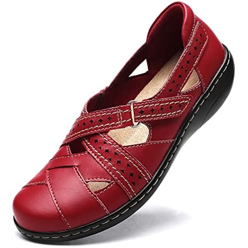 TERRIKAT Women's Casual Loafers Cute Slip On Comfort Walking Flats Leather Driving Moccasins Fashion Closed Toe Boat Shoes