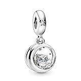 Jane Aigle Mesdames 925 en Argent Sterling Toujours À Vos Côtés Hibou Dangle Charms Perles Fit Original Pandora Bracelet Collier DIY Bijoux