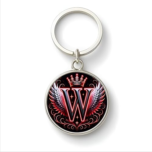 Image of magical gifts MG | Premium Alphabet & Initial Metal Keychain for Bags & Keys | Double-Sided | Personalized Initial Charm Keyring | Heavy-Duty Metal | Perfect for Gifting & Daily Use