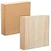 Bright Creations Wood Blocks for Crafts - Craft Wood Squares - Blank Wooden Blocks for Painting & Carving - 4x4 in, 1 in Thick, Pack of 4