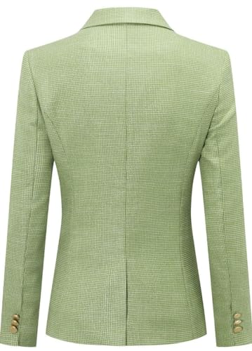 Image of Women's Cotton Blend Blazer and Pant Set with Cami