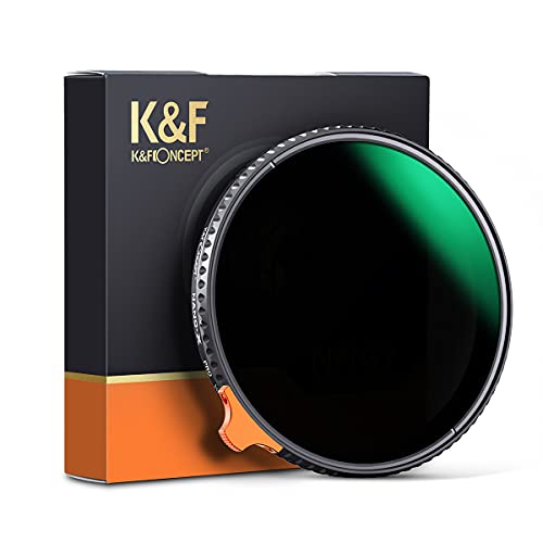 Amazon | K&F Concept NANO-X 可変NDフィルター 55mm ND2~ND400 KF