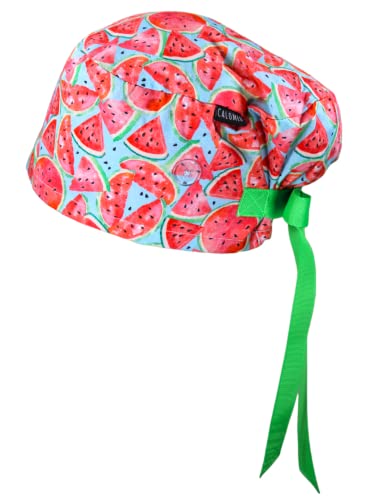 Gorro quirúrgico estilo europeo con lazos y botones miniatura 1