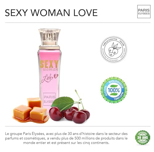 Perfume Importado Paris Elysees Eau De Toilette Feminino Sexy Woman Love 100ml