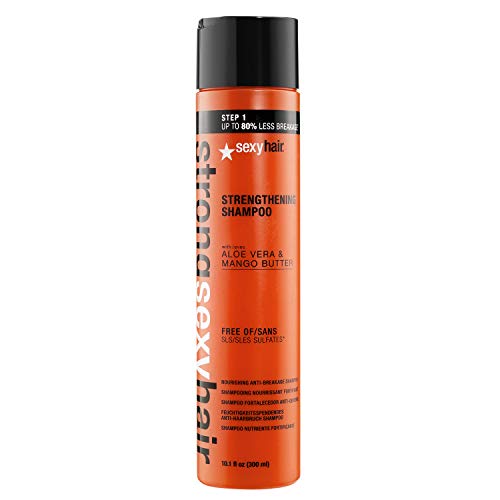 SexyHair Strong Strengthening Shampoo, Color Safe, 10.1 fl. oz.