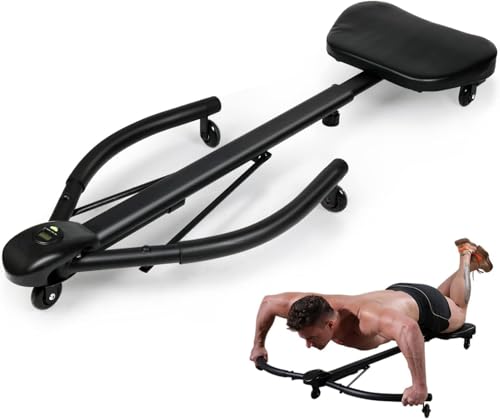 SPANCARE PHARMACEUTICALS Máquina de entrenamiento abdominal multifuncional, equipo de entrenamiento abdominal para gimnasio en casa, color negro