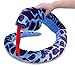 PMS Serpent en Peluche Géant - 180cm - Peluches Enfant (Bleu & Violet)