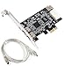 Acinkeety 1394 Expansion Card PCI-E 1X to IEEE 1394 1x 1394A 6Pin to 1394 4Pin Controller Firewire Card 4 Port Video Adapter Ieee 1394a