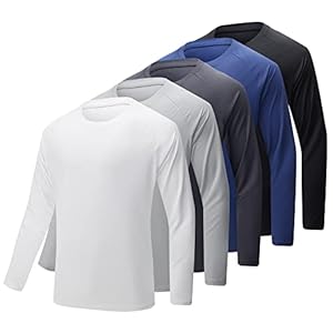 BALENNZ Long Sleeve Tee Shirts for Men – Moisture Wicking Quick Dry Long Sleeve Shirts UV Sun Protection T-Shirts for Running