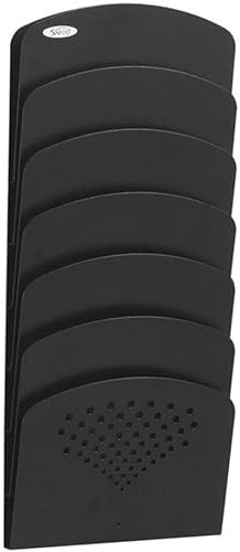 Miniatura 2 de Safco  Organizadores de computadora y pared de acero, Negro