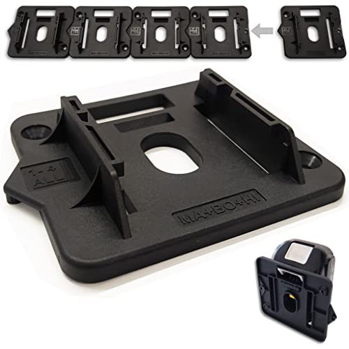 5x SLE Profi Akkuhalter für Makita 14 4V 18V Akku Wandhalterung Wand Halter LXT BL1815 BL1830 BL1840 BL1850 BL1860