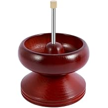 KTZCTPCA Bead Spinner Set, Clay Beads Spinner Bowl with Beading Needles, Bead Loader Spinner, Jewelry Making Bead Holder for Craft Stringing Beads, Portable Labor-Saving DIY Bead Spinner Bowl, Red