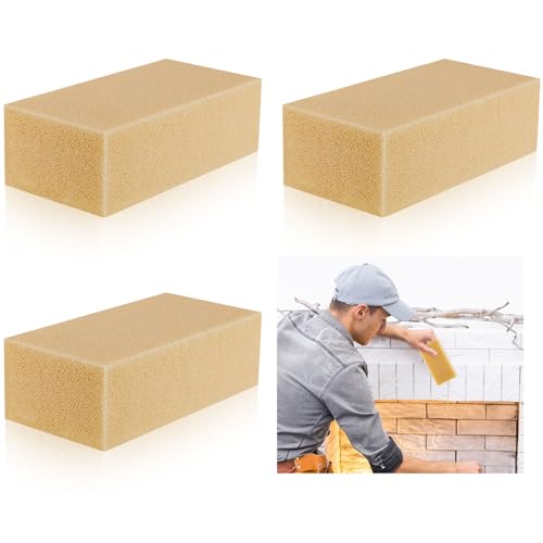 Tessco for you 3 Pcs Reusable Soot Eraser Sponge for Dry Cleaning - Effective Soot Remover for Pet Hair Dust and Dirt on Painted Walls Books and Car Interiors