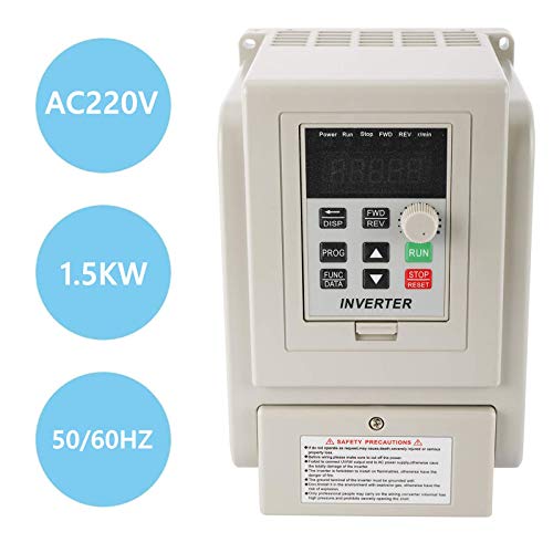Ac220V 8A 1.5Kw Variable Frequency Drive Converter Speed Controller Converter #TOP4