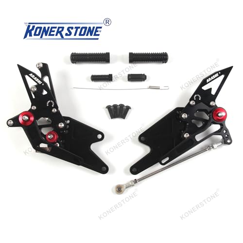 Commandes reculées MT03 MT25 noir pour repose-pieds moto 2015-2021
