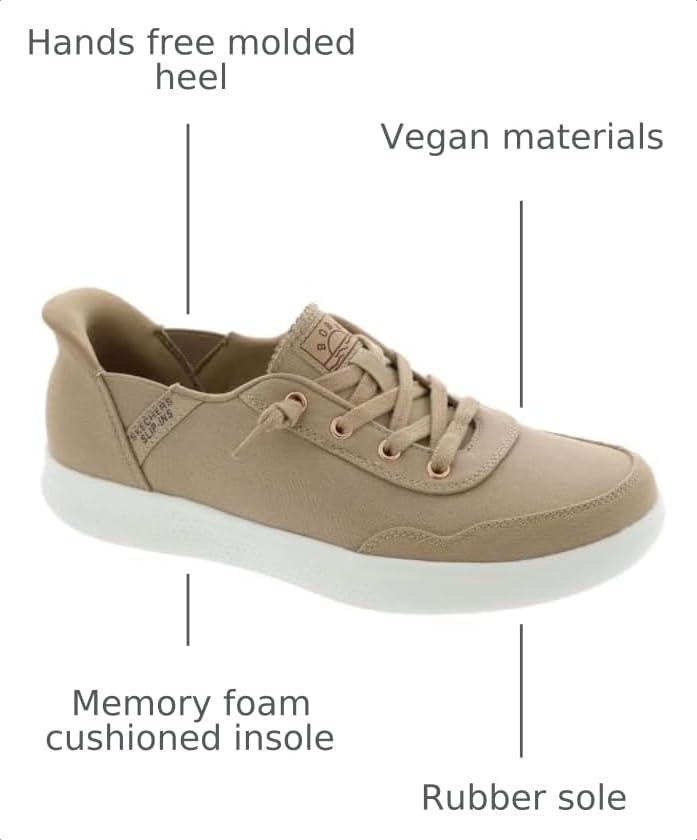 Image of Skechers Women's Hands Free Slip-ins Bobs Skip Cute - B Cute Sweet