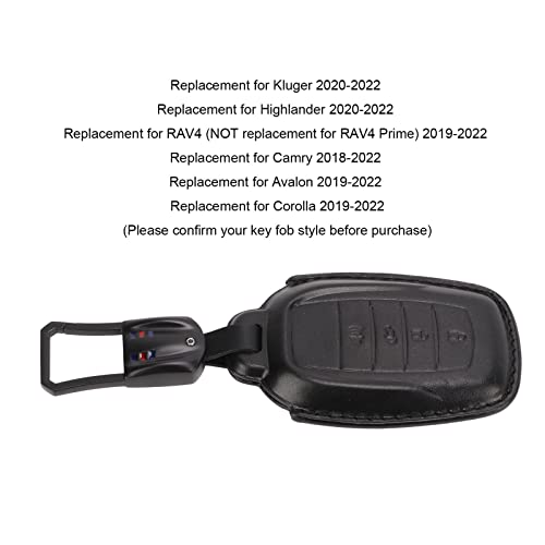 Étui de protection en cuir de clé Kluger Avalon avec porte-clés