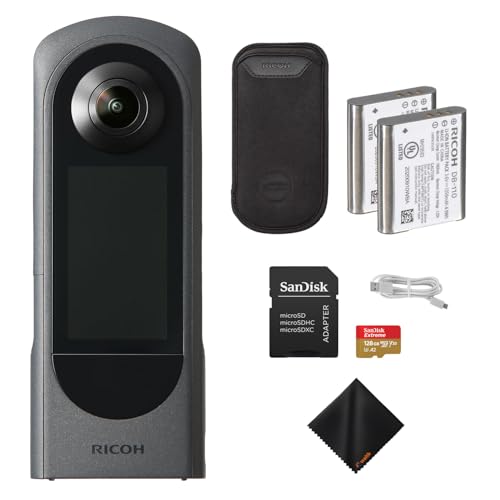 RICOH Theta X 360° Camera Bundle Set