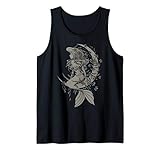 Disney Little Mermaid Ariel Tattoo Style Portrait Tank Top