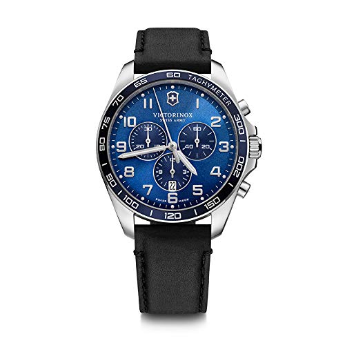 Relógio Victorinox Masculino Preto - Fieldforce Classic Chronograph - 241928