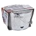 Grilleimer Verzinkt mit Griff Ø 27 cm Tragbarer Holzkohlegrill mit Grillrost & klappbaren Füßen Mobiler Campinggrill Picknickgrill & BBQ Grill