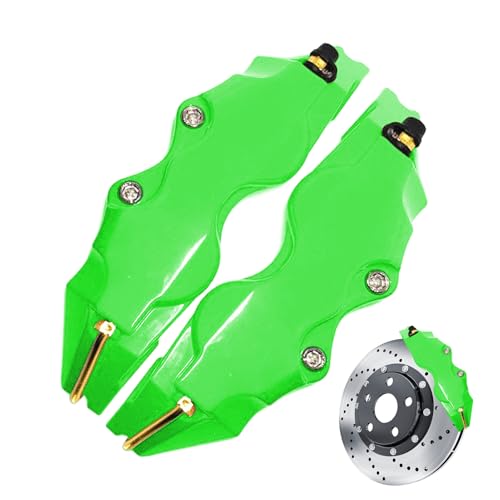 Juego de cubiertas 3D para pinzas de freno de coche con protector decorativo de rueda