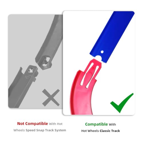 Racetrack Connectors Compatible with Hot Wheels, 90 Degree Banked Turn by ARSUNOVO - Used condition - Image 3