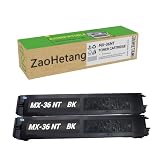ZaoHetang MX-36NT Toner Cartridge Replacement for Sharp MX-36NT MX-36NTBA MX-2610N 2615N 2640N 3110N 3115N 3140N 3610N Printer (2-Pack, Black), Large, ZHT-MX36NT-BK