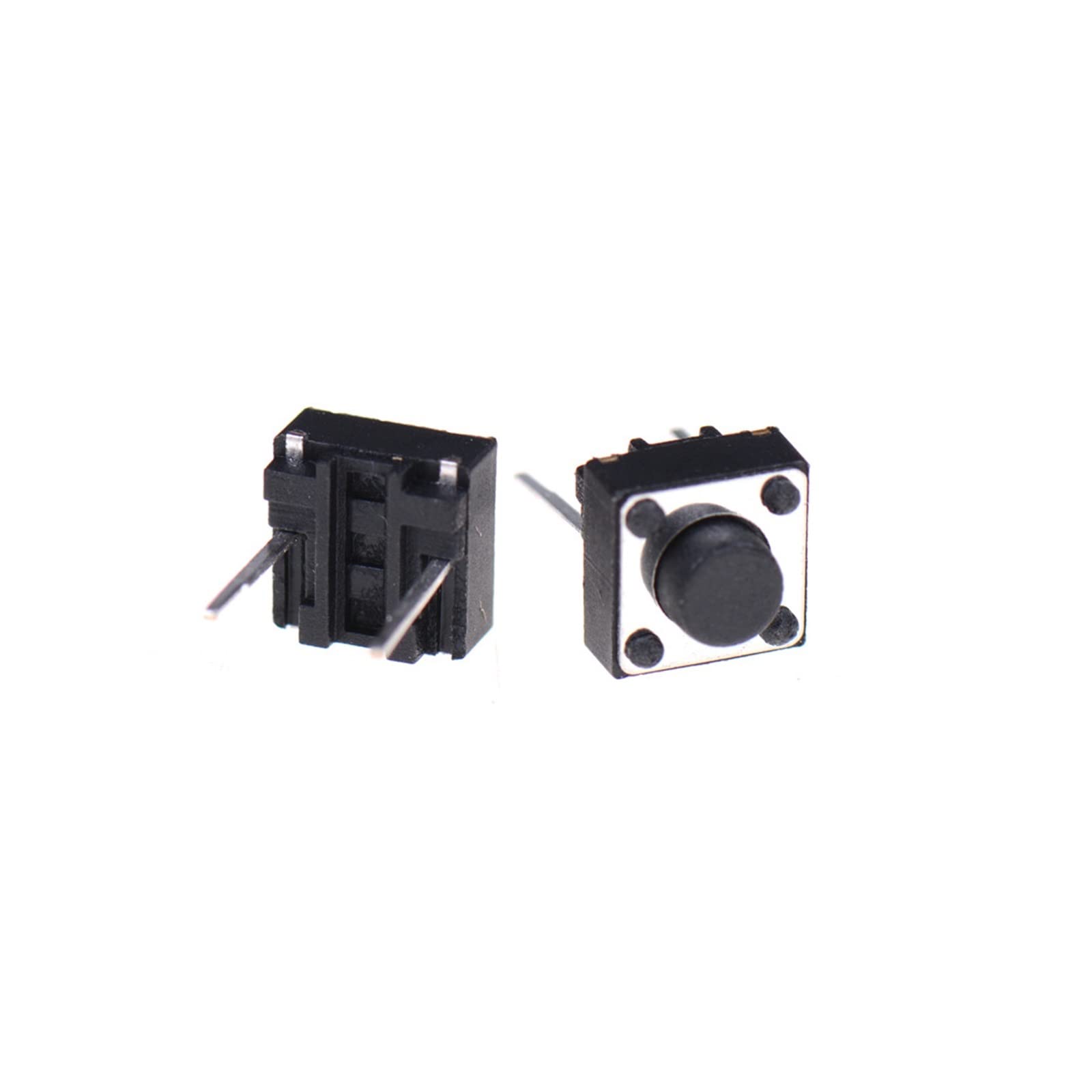 Bouton-poussoir tactile momentané 6x6x5mm à 2 broches pour réparation électronique, lot de 100