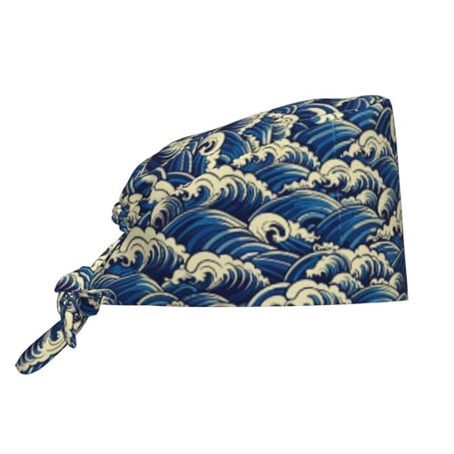 Image of Surgical Caps Men Women, Scrub Cap with Sweatband Adjustable