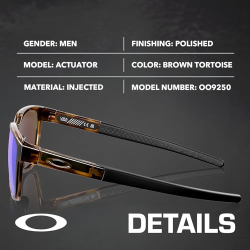 Oakley OO9250 ACTUATOR – Polarized/Non-Polarized - Rectangle Sunglasses with Official Eyewear Kit Bundle2